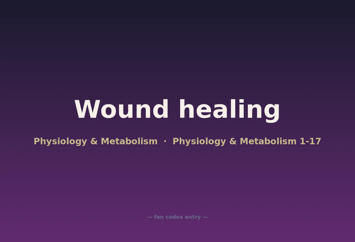 Wound healing